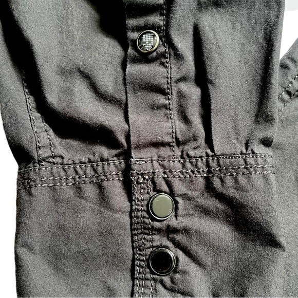 DKNY Vintage Western Style Snap Button Down Shirt sz XL - Picture 5 of 12